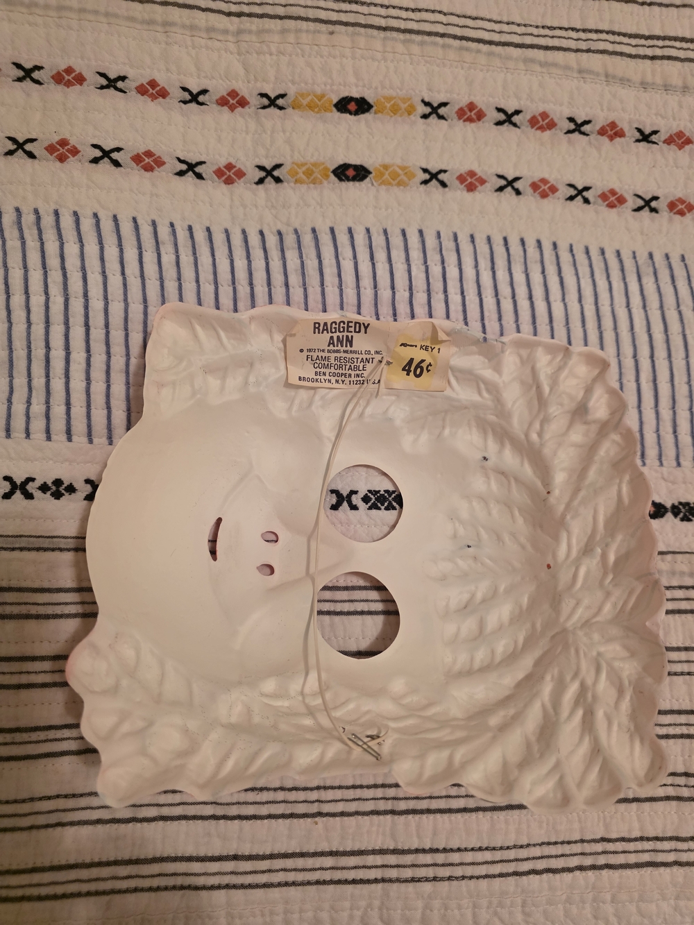 Kids Red Rag Doll Costume Mask - Unbranded - Picture 10 of 11